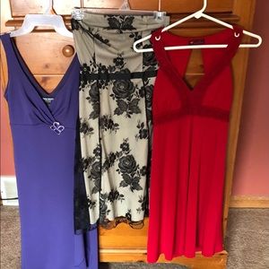 Lot of 6 cocktail dresses.